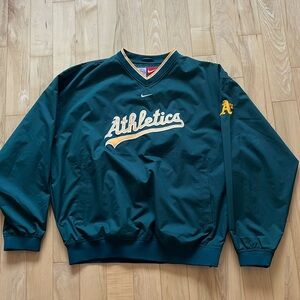 Major League Genuine Merchandise Nike team Oakland Athletics pullover jacket